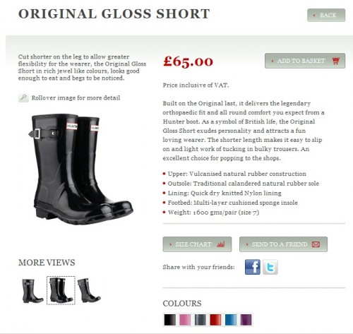 hunter wellies original gloss short,hunter,hunter wellies,london,shopping,shopping à londres,liberty london,rain shoes,bottes en caoutchouc stylées,j brand