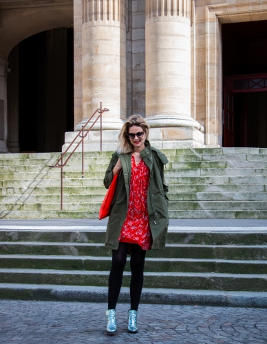 blog mode,karine arabian,tod's,comptoir des cotonniers,parka militaire comptoir des cotonniers,the kooples