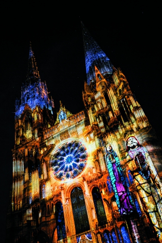 blog voyages,chartres,chartres en lumières