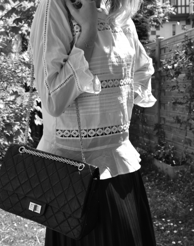 magali pascal,garcia jeans,pleated skirt,jupe plissée cuir,blog mode,vanessa bruno,isabel marant,2.55 chanel