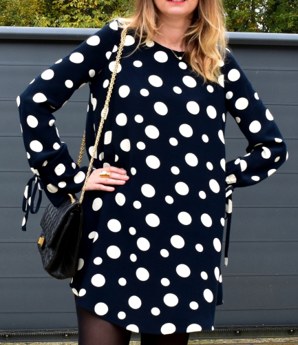 robe pois zara,zara,chanel,blog mode,jimmy choo,apc,movel shoes,2.55 chanel