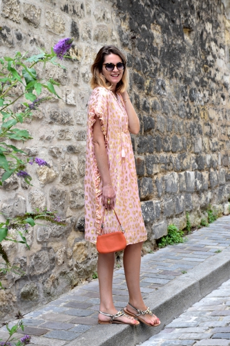 manoush,blog mode,caftan lame plage rose manoush,k jacques,lancel,vanessa bruno,jimmy fairly