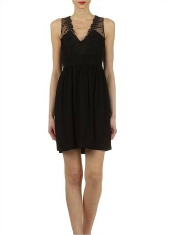 Sandro robe store noire dentelle
