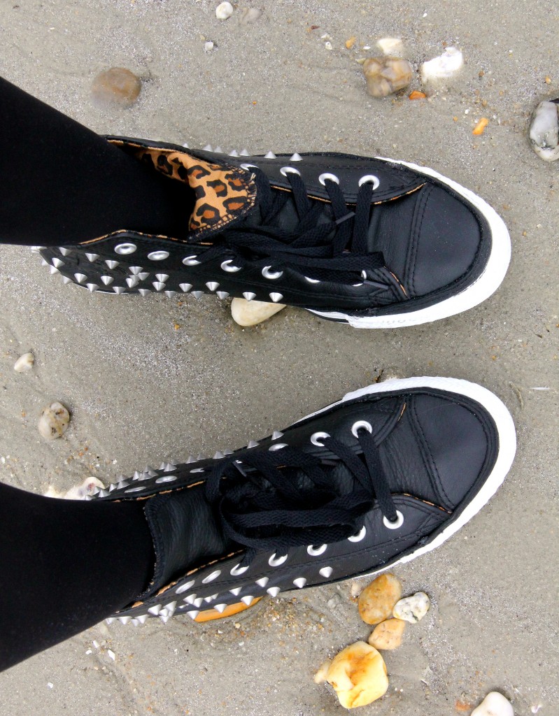 Mes Converse clous La Bretagne Le Speedy de ma soeur