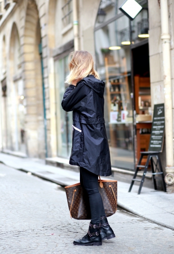 on parle de vous,blog mode,tenue de pluie chic,roseanna,isabel marant,teiylon isabel marant,paige denim,neverfull louis vuitton