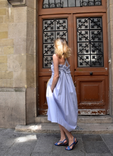 comptoir des cotonniers,carven,blog mode,karine arabian,robe smockée