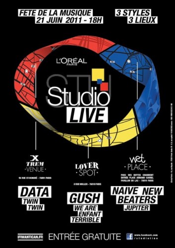 studio line,l'oreal,fête de la musique