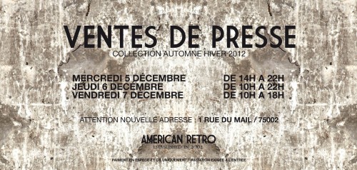 ventes privées,ventes presse,invitations ventes presse,shopping,paris,shopping à paris,bons plans mode,ventes presse hiver 2012