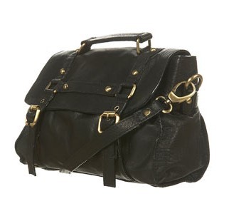 Topshop medium buckle leather shoulder bag.jpg