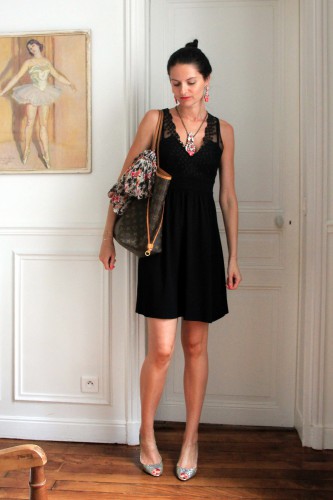 blog mode,sandro,louis vuitton neverfull,louis vuitton,jimmy choo,roseanna,roseanna monoprix,shourouk