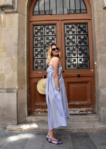 comptoir des cotonniers,carven,blog mode,karine arabian,robe smockée